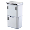 Double layer classification kitchen intelligent garbage bin