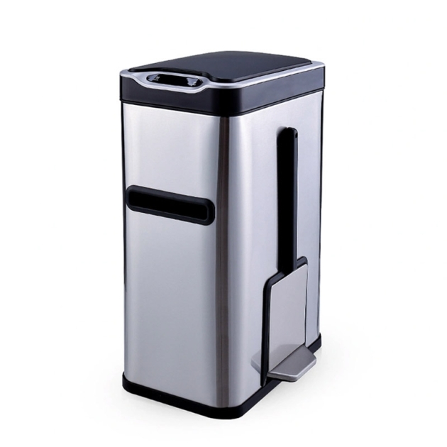 JAH 7L Sensor Trash Bin with Toilet Brush -1