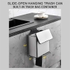 Stainless steel kitchen cabinet wall mounted Garbage Bin