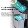 Stainless steel double-layer classification intelligent garbage bin