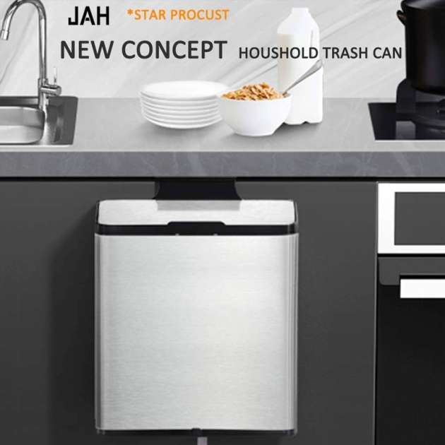 Stainless steel kitchen cabinet wall mounted Garbage Bin