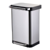 Stainless steel waterproof automatic packing foot trash can