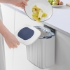 The Sliding Cover Wall-Mounted Trash Can