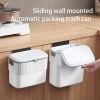 Slide Cover Wall-Mounted Automatic Trash Can