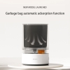 Automatic garbage bag suction wastebasket trash can