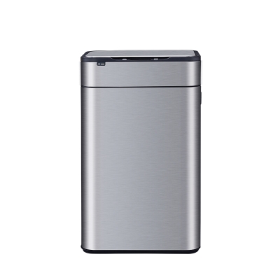 Stainless steel kitchen sensor garbage bin