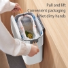 Slide Cover Wall-Mounted Automatic Trash Can