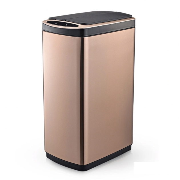 rectangle butterfly open trash can 5