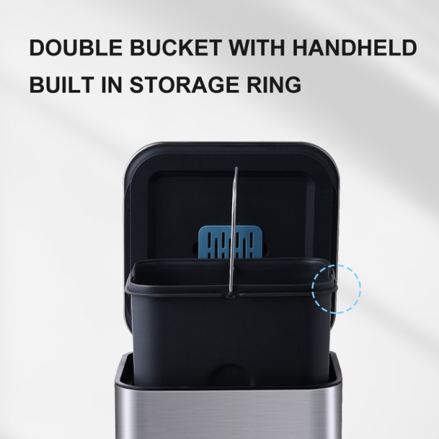 Double-Layer Pull-Out Classified Smart Trash Can