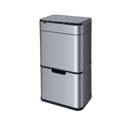 Stainless steel double-layer classification intelligent garbage bin