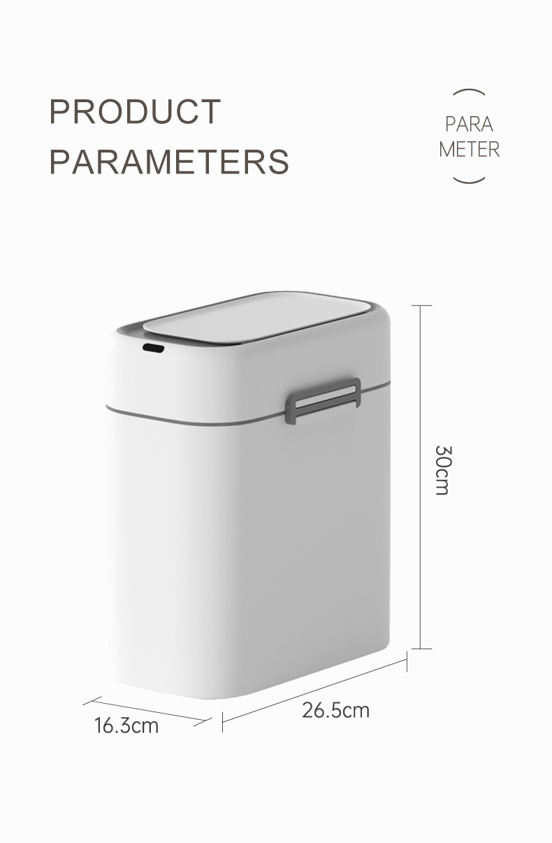 Plastic Smart Sensor Trash Bin