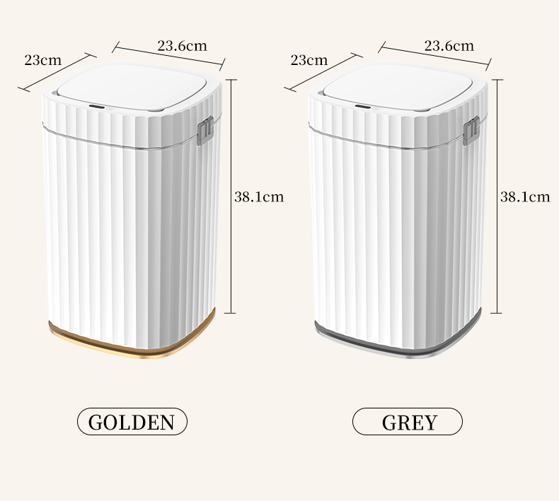 Smart Sensor Trash Can with One-Pull Packing Plastic